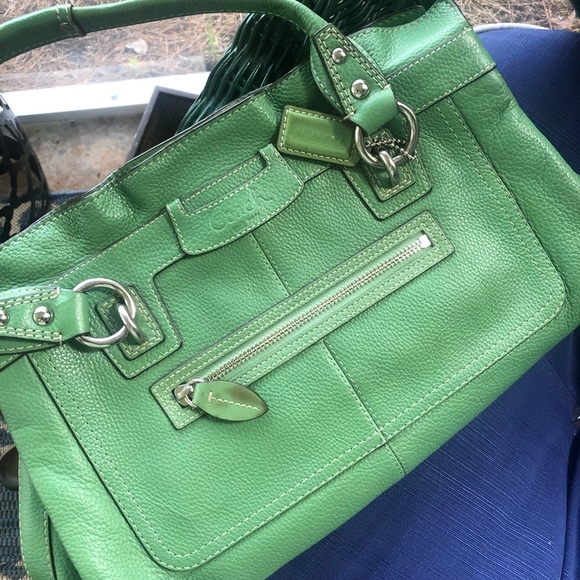 Coach Penelope Pebbled leather Satchel - Picture 9 of 14